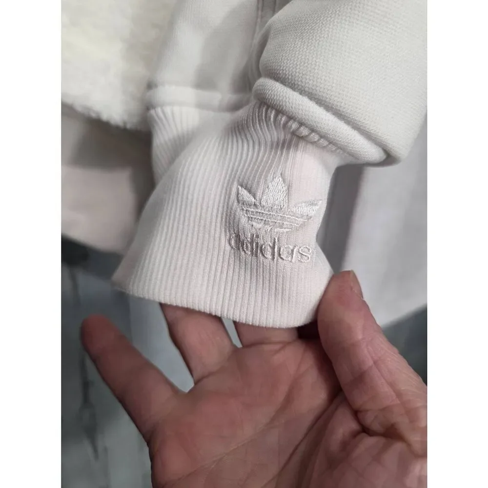 Adidas x Ivy Park Icy Park Oversized Sherpa / Scuba Jacket Sz. XXS